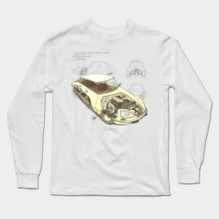 DS 21 with background in sepia tone Long Sleeve T-Shirt